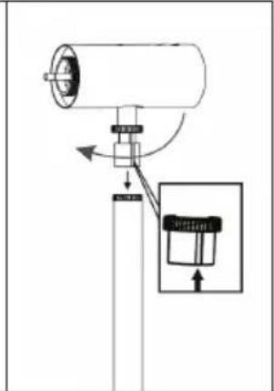 Klarstein Whisperwind - Installazione della testa del ventilatore - 1