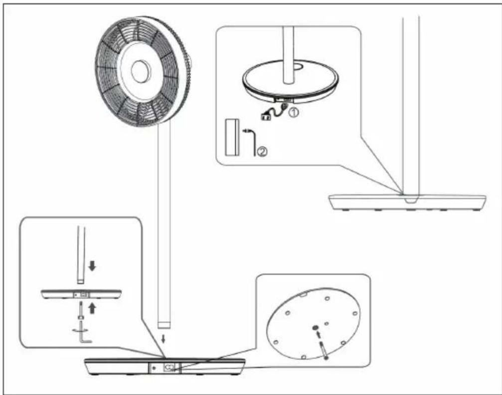 Klarstein Whisperwind - Installazione dell'alimentazione - 2