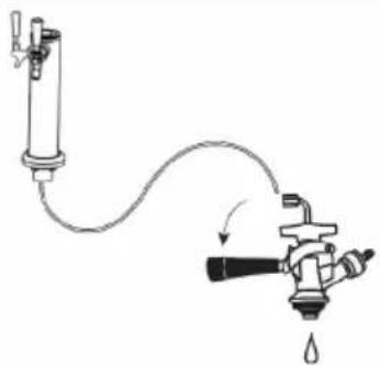 Klarstein Big Spender - Flushing the tubes - 1