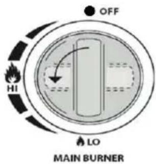 Klarstein Gazooka 2.OT 10033532 - Pilot Gas Control Ignition(Main burner or main burner with side burner or main burner with side burner and back burner) - 3