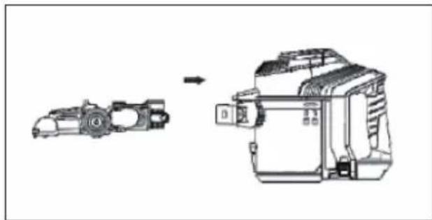 Klarstein 10032649 - Electric floor brush and unit suction inlet connection - 1