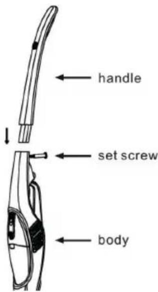 handle set screw body