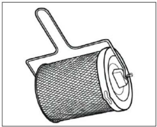 Klarstein AeroVital Fry - Einsetzen von Braten/Geflügel-Drehspieß (11) oder Trommelkorb (9) - 2