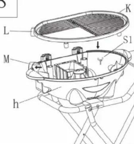 Klarstein Elektrogrill 10033448 - ENSAMBLAJE - 13
