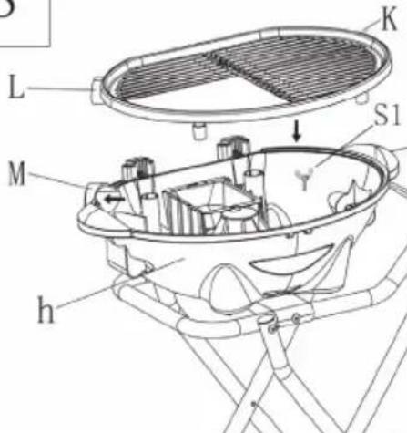 Klarstein Elektrogrill 10033448 - Assemblage - 12
