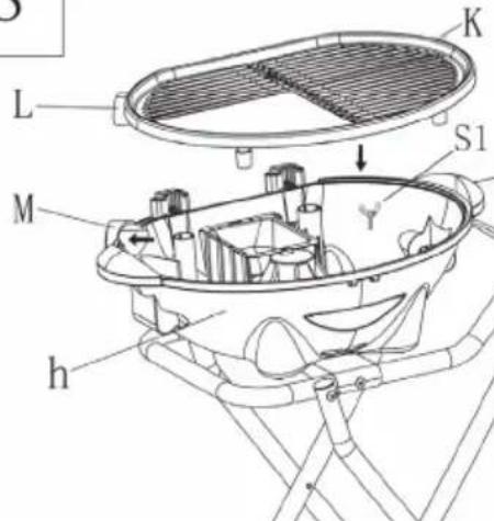 Klarstein Elektrogrill 10033448 - ZUSAMMENBAU - 13