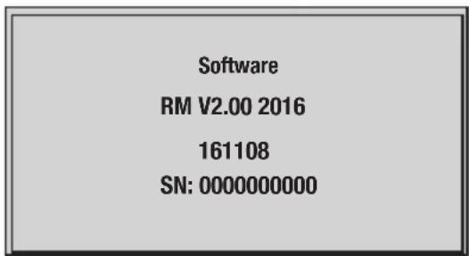 G-Force 1000 Pro Plus - Software-Version und Seriennummer - 1