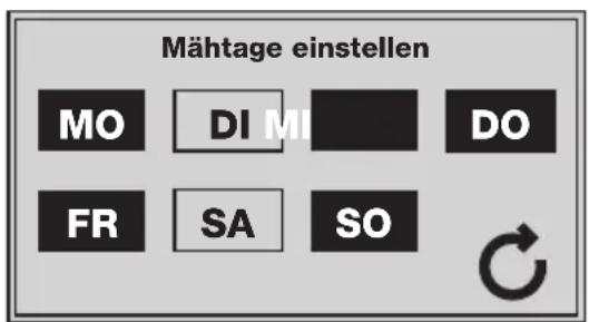 G-Force 1000 Pro Plus - - Mähtage einstellen - 1