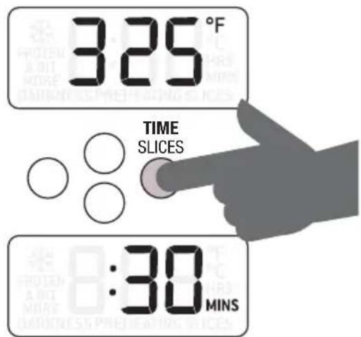325°F TIME SLICES 8:30 MINS