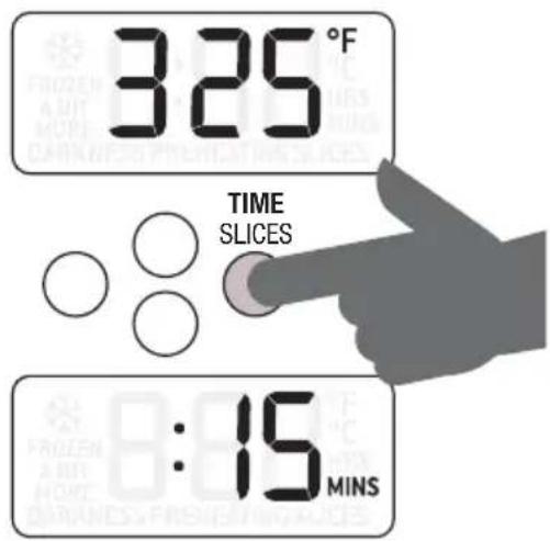 325°F TIME SLICES 8:15 MINS