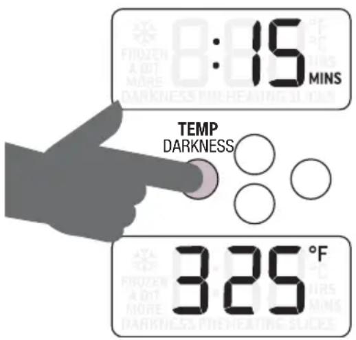 8:15 MINS TEMP DARKNESS 325°F