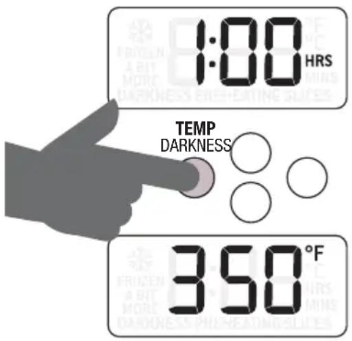 1:00 HRS TEMP DARKNESS 350°F