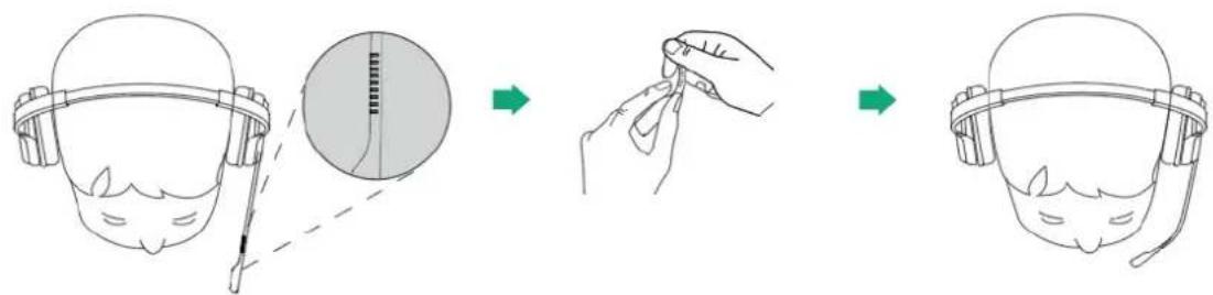 Diagram illustrating a medical procedure for head protection using a needle, showing step-by-step instructions from initial head to final head.