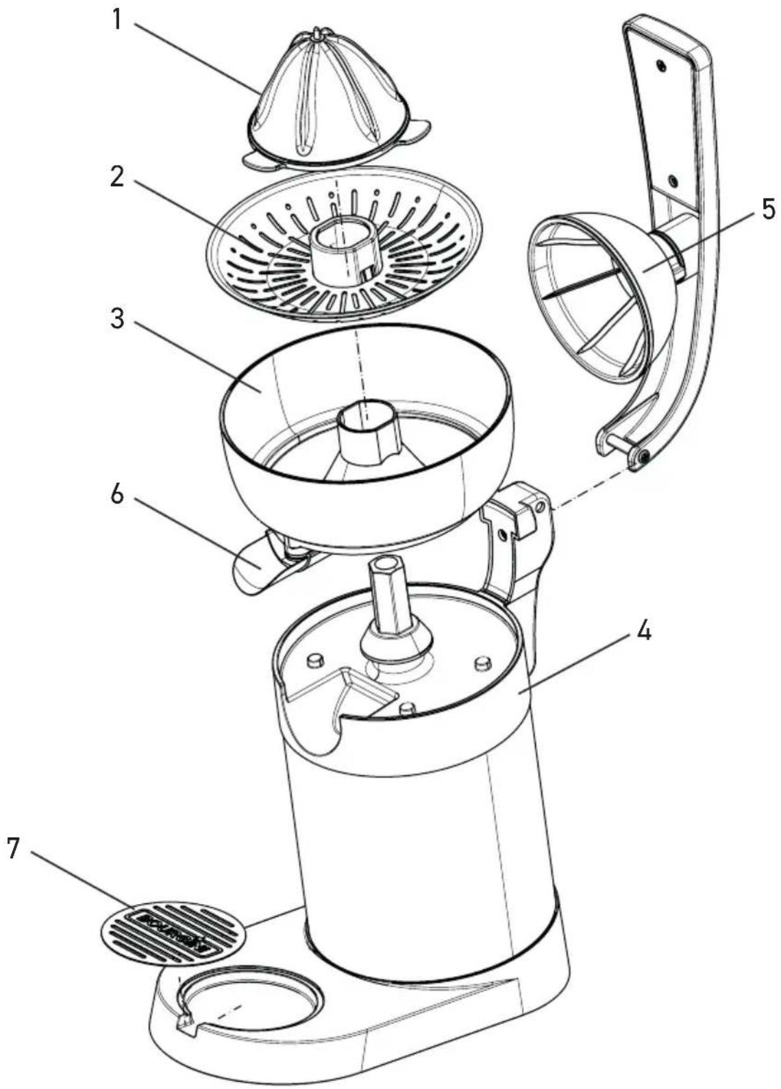 Bourgini Grand Citrus Juicer Deluxe - 1