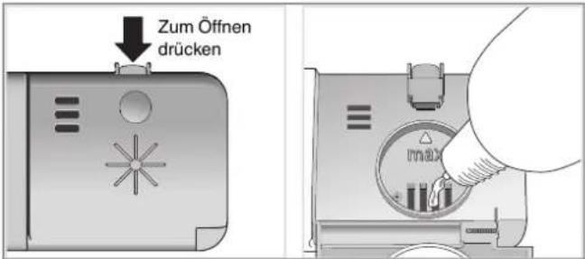 Atag VA7016WTC - Klarspüler auffüllen - 1