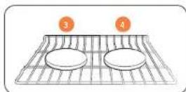 SAMSUNG NQ70T5511DG - Uso de las parrillas del horno - 2