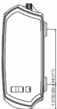 DENON HEOS HS2 - ■ Dimensions (Unit : in. (mm)) - 2