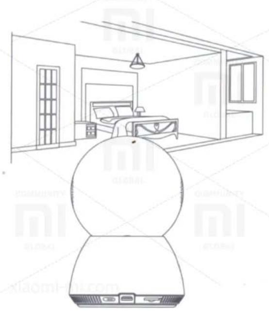 Xiaomi MiJia 360° Home Camera - Two-way voice communication - 1