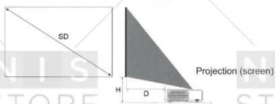 SD H D Projection (screen)