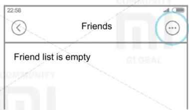 22:58 Friends ... Friend list is empty GLOBAL