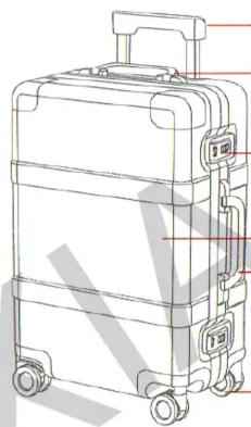 Xiaomi RunMi 90 Points Metal Suitcase - The main parameters of Smart Module - 2