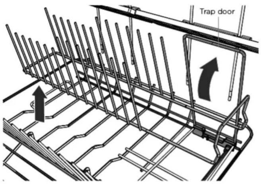 Fisher & Paykel DD24SAX9N - Removable fixed tine rack - 1