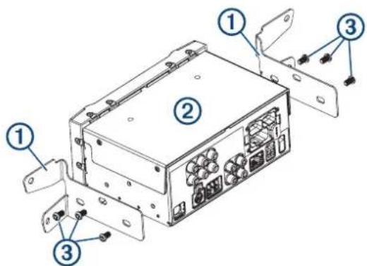 GARMIN Vieo RV 1051 - Installieren der Halterung am Dock für IVECO™ Fahrzeuge - 1