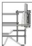 BAUKNECHT BRBE 2B19 X - Ajuster la hauteur du PANIER supérieur - 2