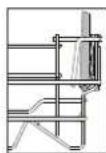 BAUKNECHT BRBE 2B19 X - SPONDE RIBALTABILI CON POSIZIONE REGOLABILE - 1