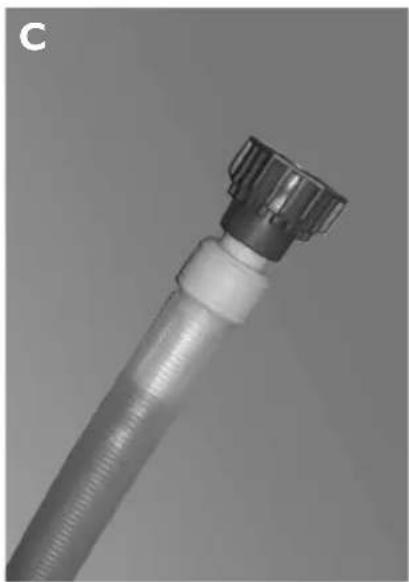 BAUKNECHT WA Pure 12 DI BK - Cleaning the mesh filter in the water supply hose(s) - 3