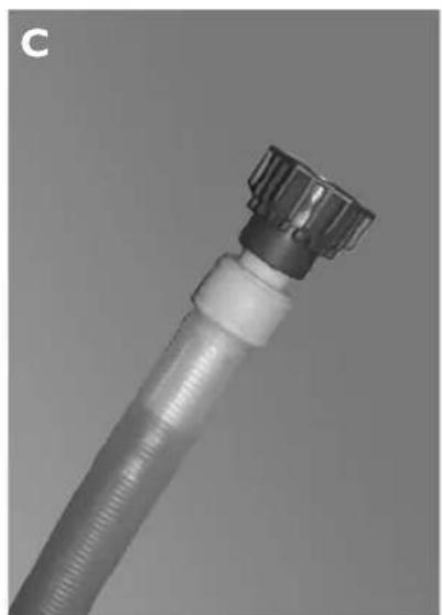 BAUKNECHT WA Primeline 12 DI B - Cleaning the mesh filter in the water supply hose(s) - 3