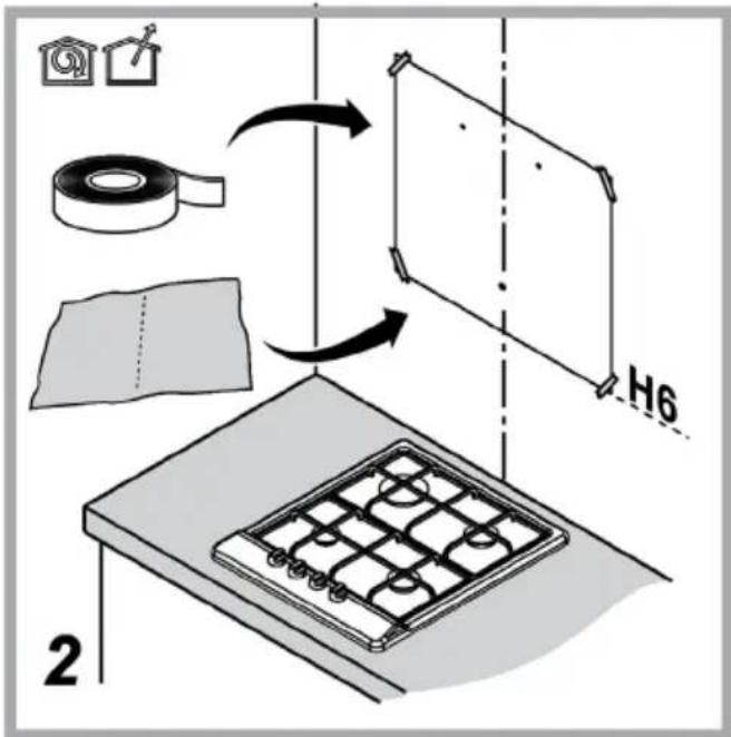 Diagram illustrating a folding or rolling process with labeled components including a tape measure, cloth, and a grid-based object.