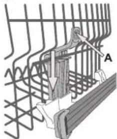 BAUKNECHT BKCIC 3C26 P - ADJUSTING THE HEIGHT OF THE UPPER RACK - 1