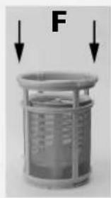 BAUKNECHT GSI 6551 C-IN - Cleaning the filters: 1. - 2