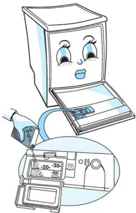 BAUKNECHT GSI 4633 WS - HOW TO FILL THE DETERGENT DISPENSER - 1