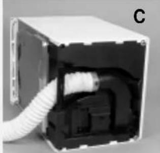 BAUKNECHT TRAS 6110/1 - Dryer placed close to the wall; venting to the left or right - 2