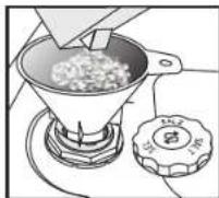 BAUKNECHT GSIP 6140 GT A+ PT - illing the salt reservoir - Dissolve limescale (not necessary if water hardness level is set to "soft") - 3