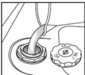 BAUKNECHT GSI 5994 IN - Filling the salt reservoir - 3