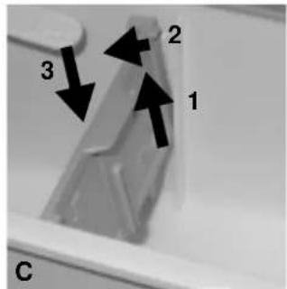 BAUKNECHT WAP 6460-2 BK - How to position the separator in the main wash chamber for powder or liquid detergent - 3