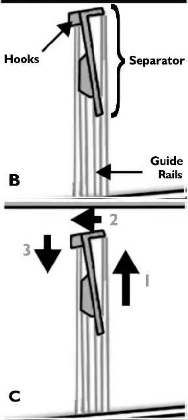 BAUKNECHT WA Primeline 14 BW - How to position the separator in the main wash chamber for powder or liquid detergent - 2