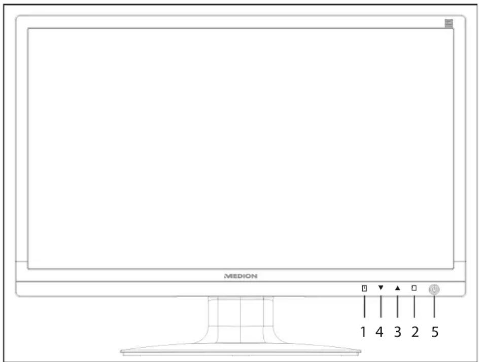 MEDION Akoya X55190 (MD 20777) - Bedienelemente - 1