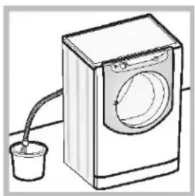 HOTPOINT AQ83D 29 EU/B - Liuko atidarymas rankiniu būdu - 1