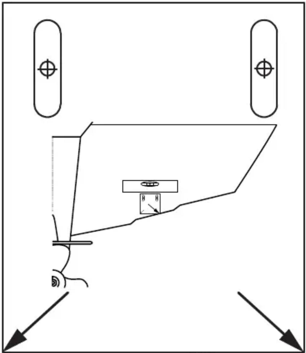 GARMIN GT24UHD-TM - Transducer Transom Mount Template - 1