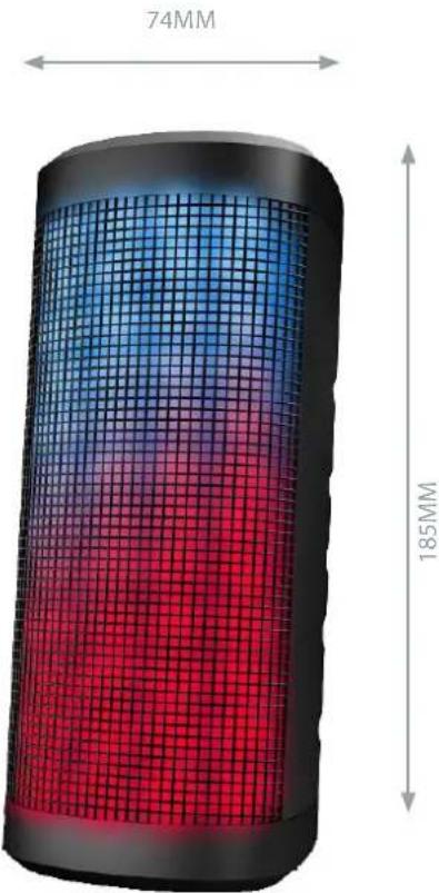 LENCO BT-180 - Bluetooth® Speaker with Party Lights - 1