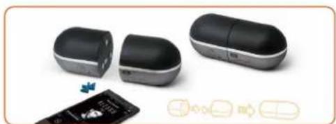 MusicMan Twins BT-X21 - Teilbarer 2-in-1 Bluetooth Lautsprecher - 2
