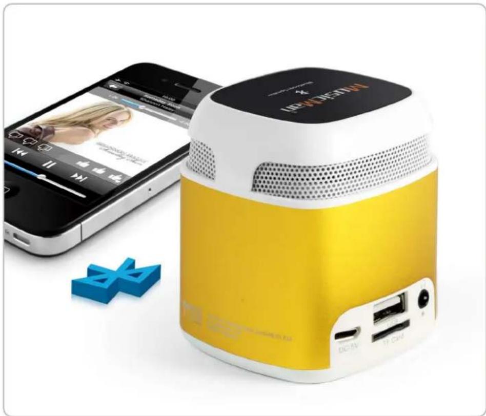 MusicMan Makro Bluetooth Soundstation NFC-X6 - Portables Mini-Lautsprechersystem mit Bluetooth-Funktion & NFC-Funktion & eingebautem Radio - 1
