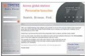SANGEAN WFR-1 Di - Frontier-Webseite - 1