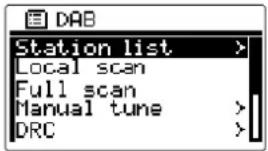 SANGEAN WFR-1 Di - Suche neuer Sender - Digitalradio (DAB plus) - 1