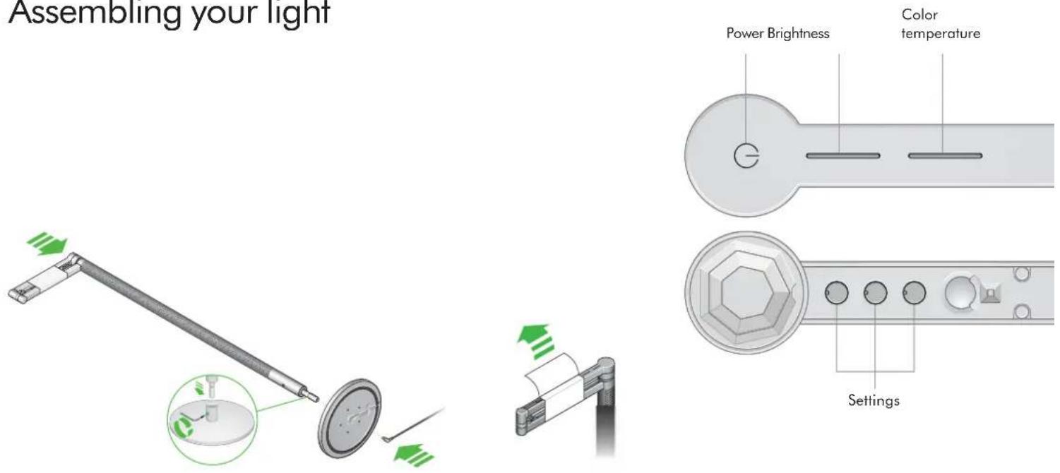 DYSON Lightcycle Morph floor - Assembling your light - 1