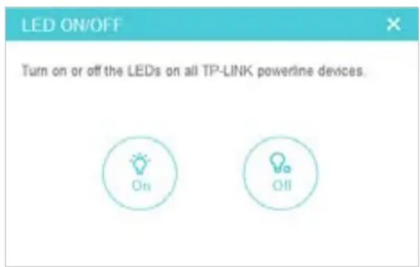 TP-LINK TL-PA4022P - 4. LEDs ein- und ausschalten - 2